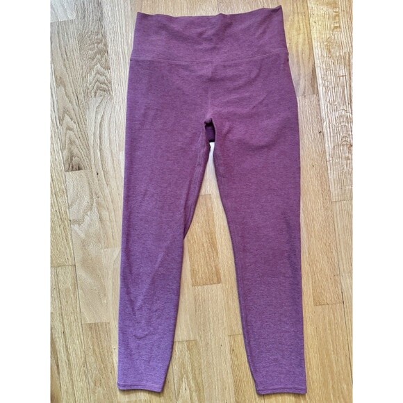 Vuori Women's Clean Elevation Leggings Pink Unsized Small Zip Pocket EUC - Picture 1 of 11